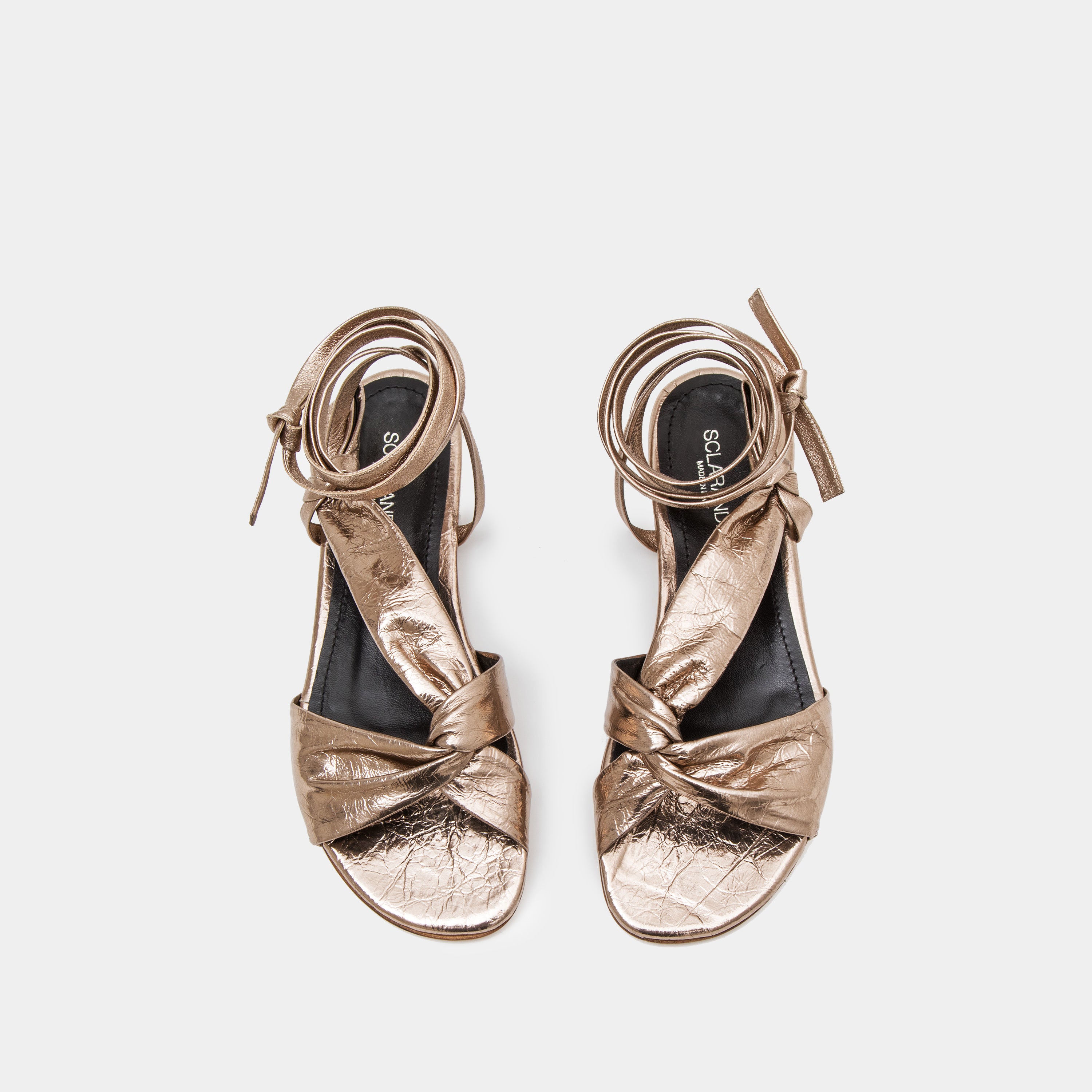 Delia best sale knotted sandal